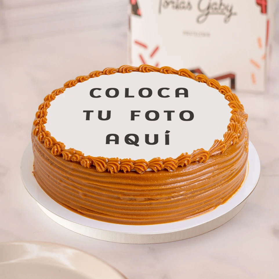 FOTORTA BAÑO MANJAR (RELLENO MANJAR)