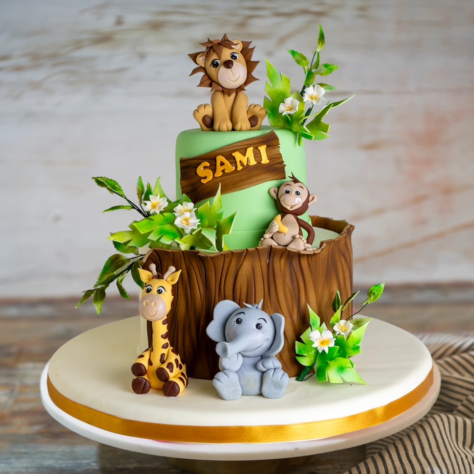 [020020020010380] TORTA ZOO (2 PISOS (18 porciones), CHOCOLATE)