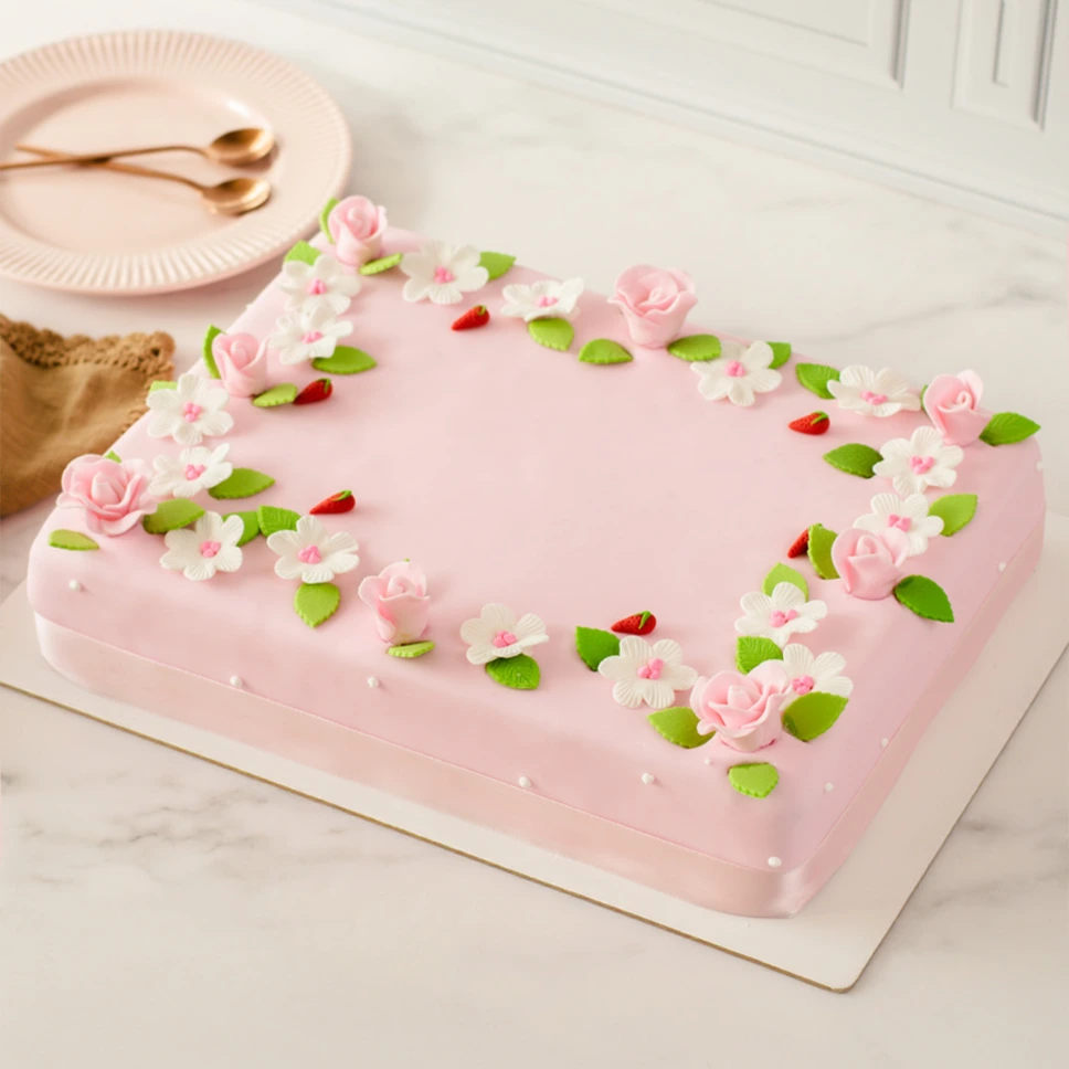 TORTA JARDÍN DE ROSAS