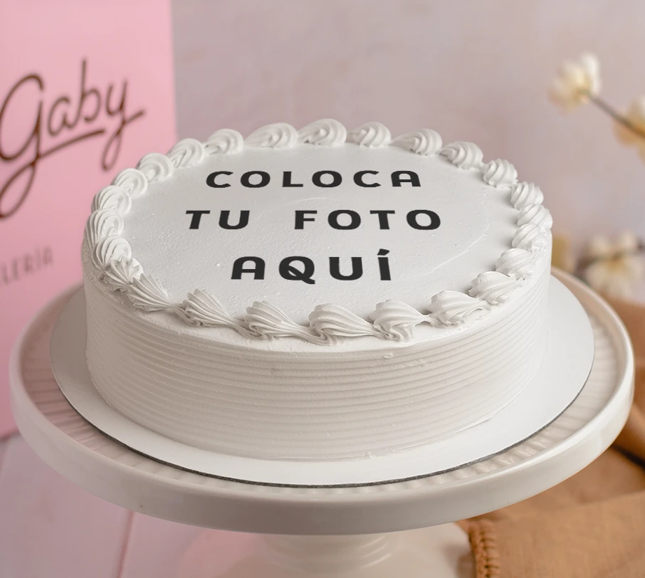 [020020020040008] FOTORTA BAÑO MERENGUE CLASICO (MEDIANO (12 porciones), VAINILLA)