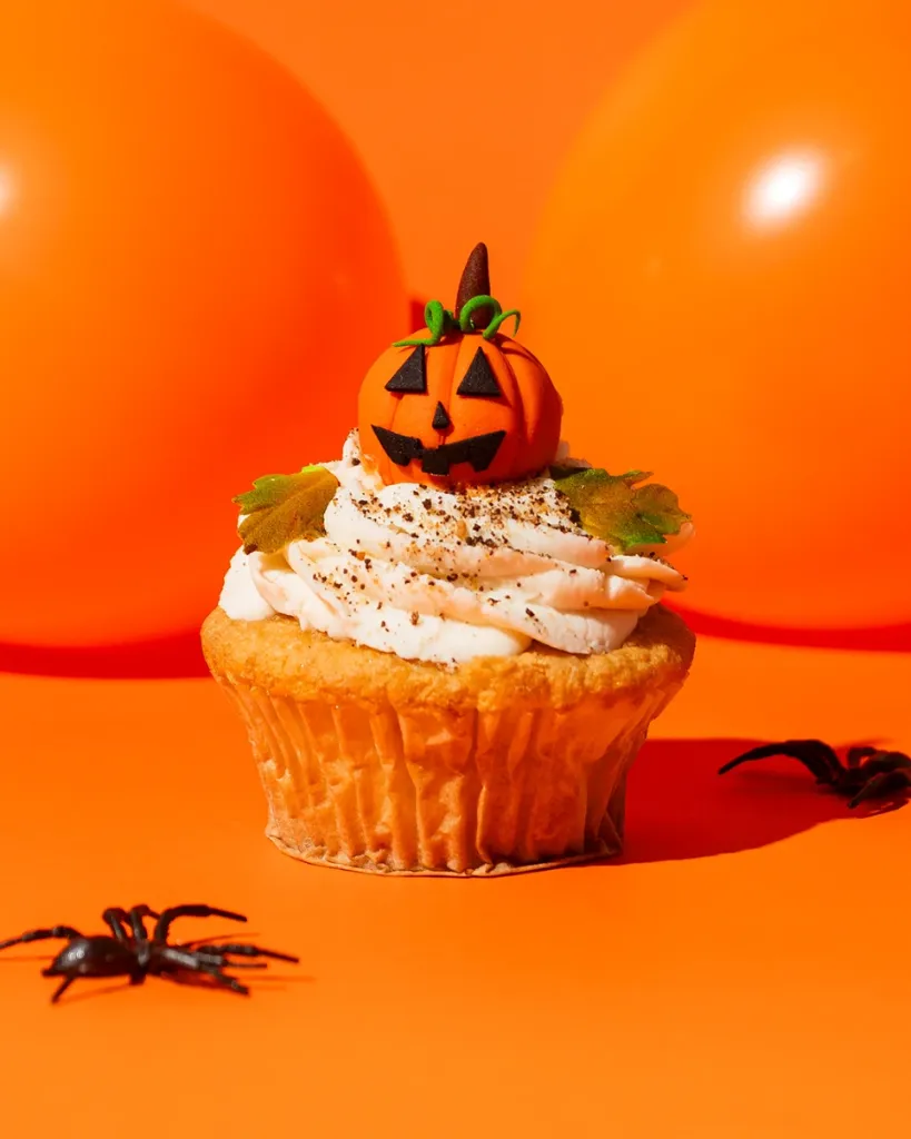 [020020020010295] CUPCAKE CALABAZA PERSONAL HALLOWEEN